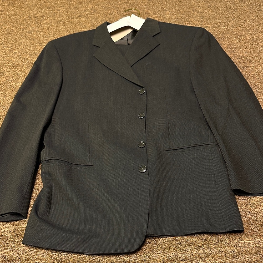 Albert Nipon Black Men's Suit Jacket